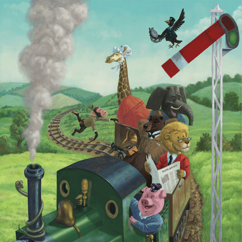 Animals on train